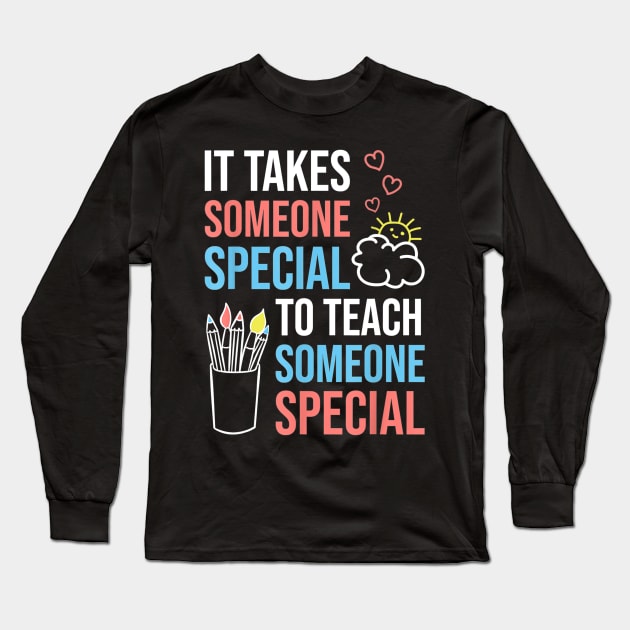 Paraprofessional Special Ed Teacher Parapro Gift Men Women Long Sleeve T-Shirt by Kamarn Latin